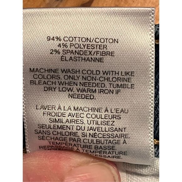 Express Super High Rise Mom Jeans Stretch Women's 00R (1825) - Picture 6 of 6